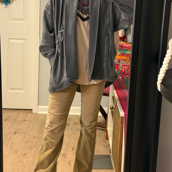 NWT Free People Boothbay Gray Utility Cinched Waist Jacket - Picture 8 of 11